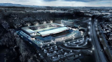 Dundee release concept image of proposed stadium - BBC Sport