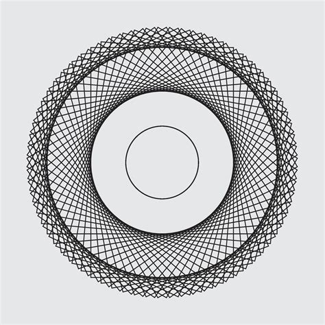 A complex pattern of circles Geometric circular pattern Black 2368065 ...