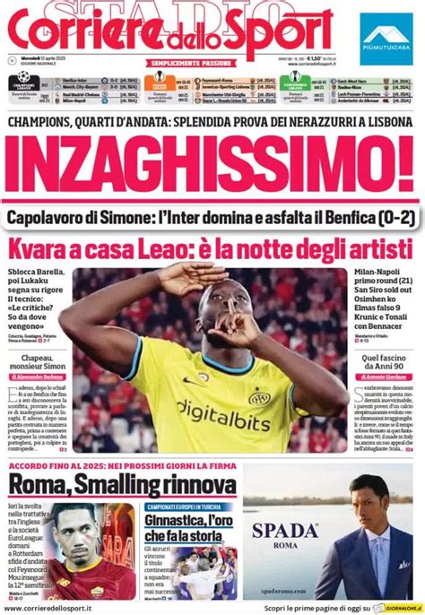 CorSport: "Kvara a casa Leao: è la notte degli artisti"