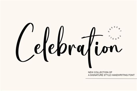 Celebration Font by Black line · Creative Fabrica