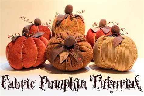 Halloween Fabric Pumpkin TutorialApplePins.com