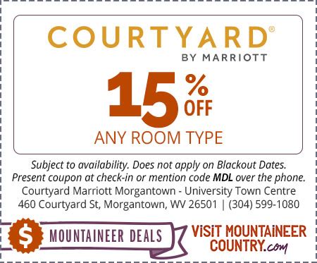 Courtyard Marriott [Coupon/Deal Inside] - VisitMountaineerCountry.com