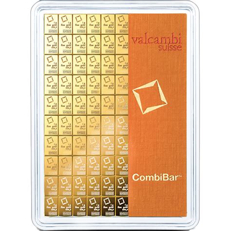 Valcambi Suisse 100 Gram (100x1gr) Gold CombiBar | Golden Eagle Coins