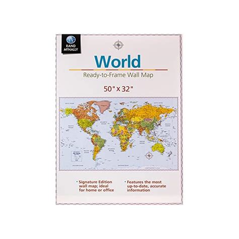 Buy Rand McNally Signature Edition World Wall Map – Folded Online at desertcart UAE