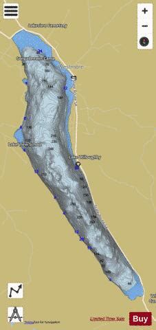 Lake Willoughby Fishing Map | Nautical Charts App