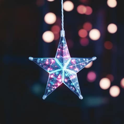 Premium AI Image | christmas star lights