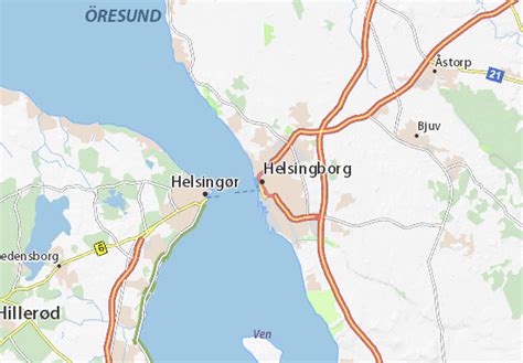 MICHELIN Helsingborg map - ViaMichelin