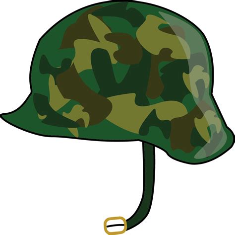 Cartoon Army Helmet - Army Military