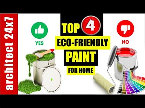 TOP 4 ECO-FRIENDLY PAINT FOR HOME!! - YouTube