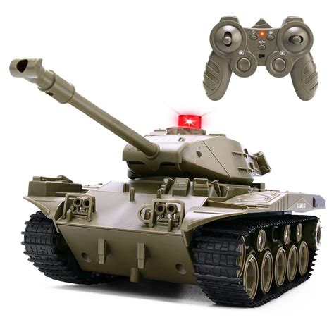 Buy Remote Control Tank for Kids, M41A3 American Army Battle Tank ...