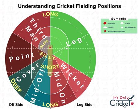 Cricket Fielding Positions Chart