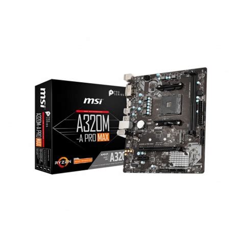 MSI A320M-A Pro Max AMD Motherboard Lowest Price in BD