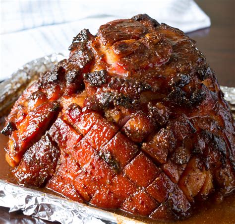 Baked Ham with Brandy Brown Sugar Glaze | Food and Everything Else Too