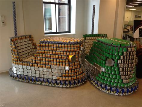 149 best Can Art - Canstruction images on Pinterest | Tin cans, Food art and Food sculpture