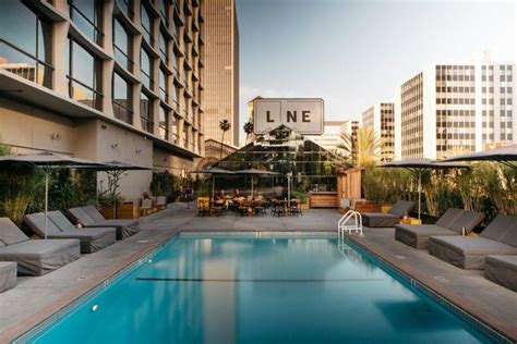 Photo 5 of 9 in The LINE Los Angeles by Dwell | Los angeles hotels, Hotel pool, Best hotels