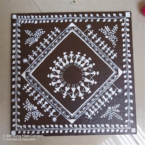 Warli art tribal art | Etsy