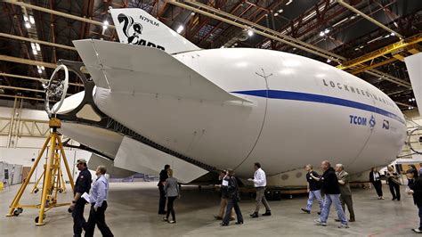 A first look at the Lockheed Martin Hybrid Airship prototype - LA Times