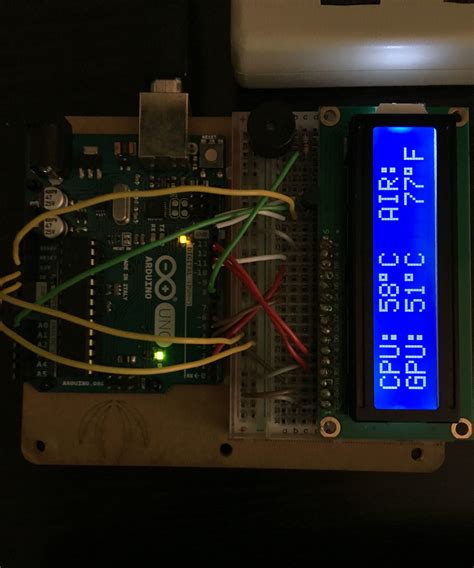 Arduino LCD Computer Temperature Monitor : 5 Steps - Instructables