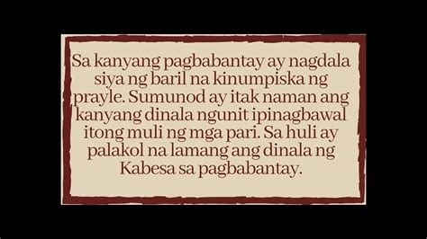 El Filibusterismo - Kabanata 4: Kabesang Tales - YouTube