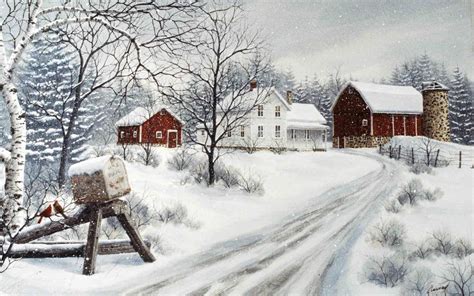 Pin by Pinner on INVIERNO | Winter painting, Farm pictures, Winter pictures