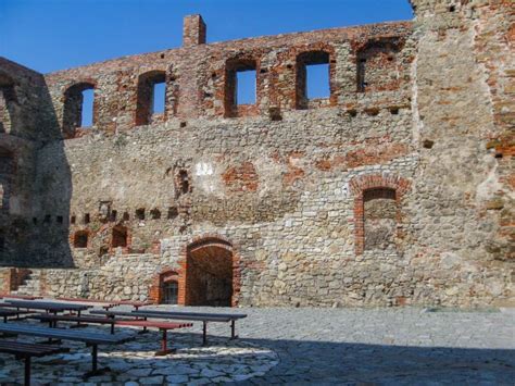 Old Castle Ruins Renovated with Bricks Stock Photo - Image of renovated, history: 178904628