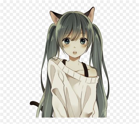 Anime Cat Girl Profile, HD Png Download - vhv