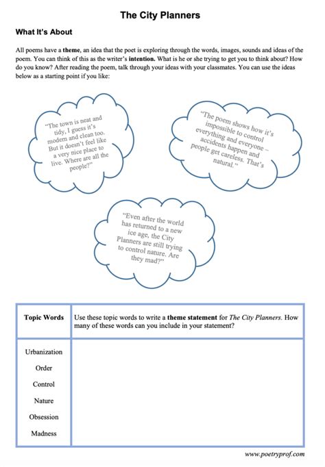 The City Planners – Poetry Prof