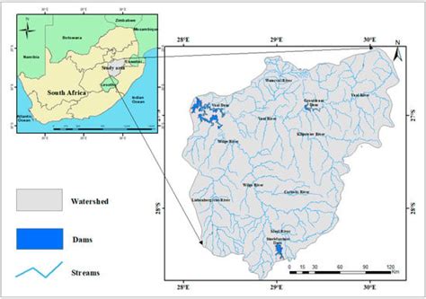 Vaal River Map