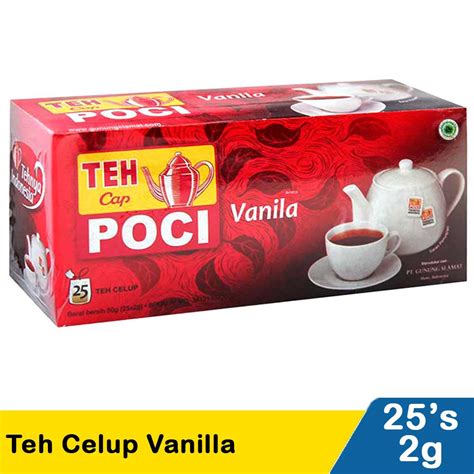 Poci Teh Celup Vanilla Box 25X2g | Klik Indomaret