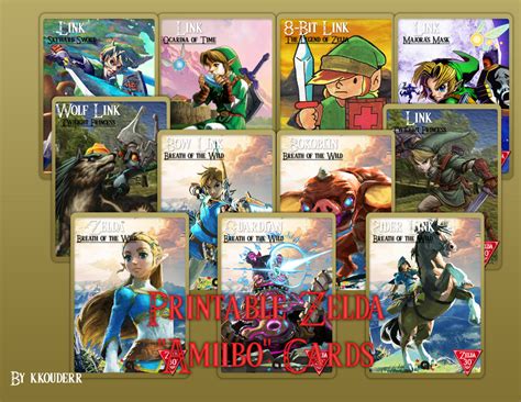 Printable Zelda Amiibo Cards by Kkouderr on DeviantArt