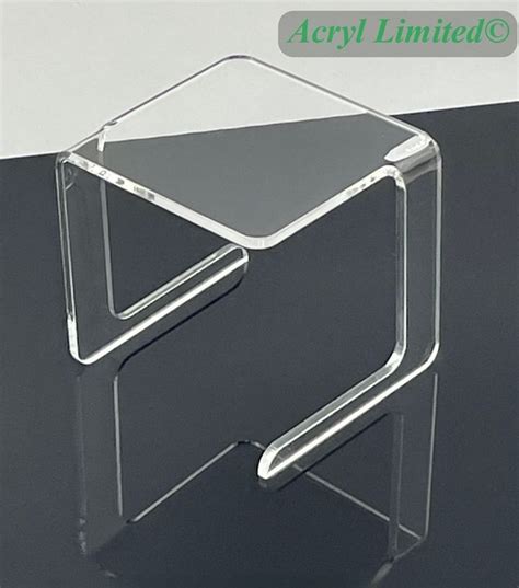 Clear acrylic display stands risers perspex acrylic display shelves ...