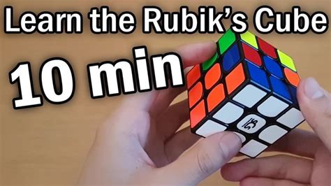 Learn How to Solve a Rubik's Cube in 10 Minutes (Beginner Tutorial ...