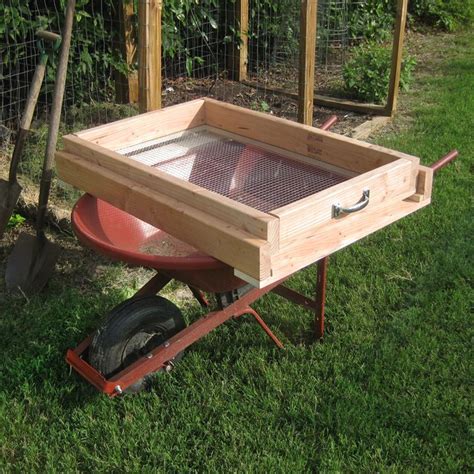 DIY Compost Sifter Screen, Wheelbarrow Style. Learn how to make it here http://www ...