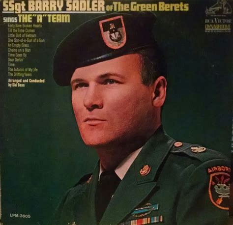 SSgt Barry Sadler Vinyl Record Albums