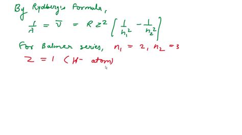 SOLVED:In terms of Rydberg constant R, the shortest wavelength in the Balmer series of hydrogen ...