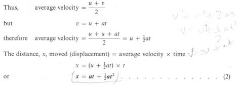 Equation For Velocity And Acceleration Physics - Tessshebaylo