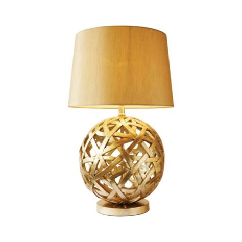 Illuminate the room with a charming soft lighting of Gold bedside lamps - Warisan Lighting