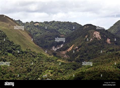 Soufriere volcano, St Lucia, Caribbean Stock Photo - Alamy