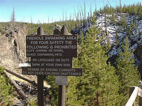 Firehole River Swimming Area