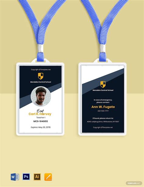 School ID Card Templates in PDF - FREE Download | Template.net