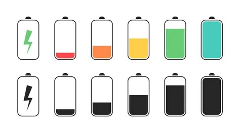 Premium Vector | Battery icon set. battery level. vector illustration.