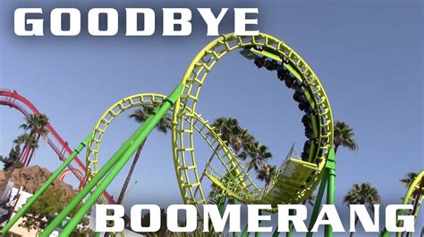 Knott's Berry Farm to Remove Boomerang Roller Coaster - YouTube