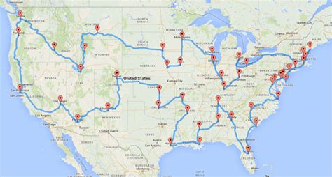 L'itinéraire parfait pour un roadtrip américain épique (48 états d'un ...