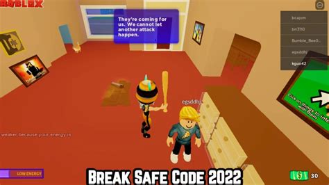 Roblox Break Safe Code 2022