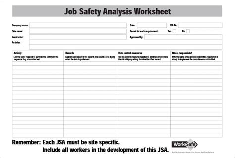 Safety Analysis Template | 9+ Free Word, Excel & PDF Formats, Samples ...