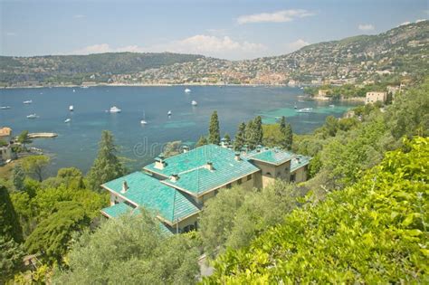 Overlooking the Harbor at Saint Jean Cap Ferrat, France, View from ...