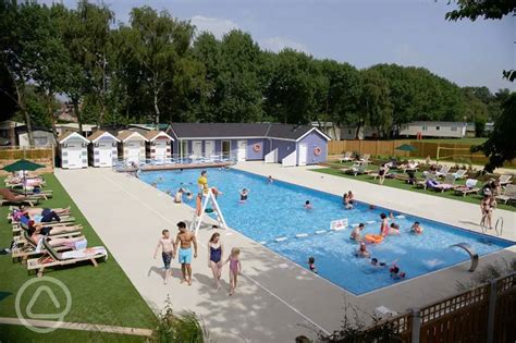 Campsites with swimming pools onsite - both indoor and outdoor