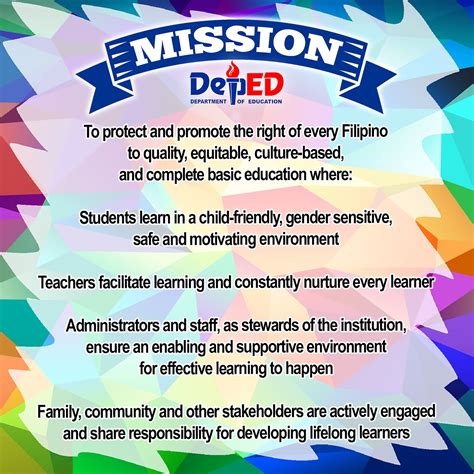 300-Sixty: DEPED Vision, Mission, and Core Values