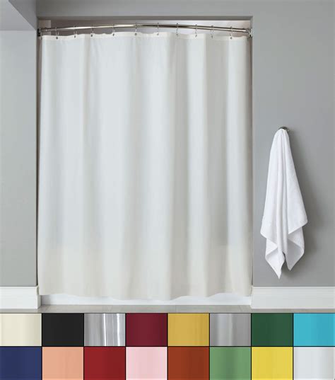 Anti-Mildew 70 x 72 Vinyl Shower Curtain Liner w/ Metal Grommets Asst Colors | eBay