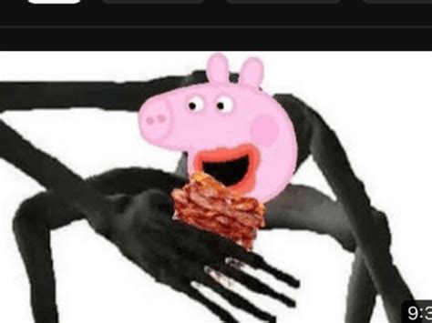 Peppa Eating Bacon Meme - Peppa eating bacon - Discover & Share GIFs